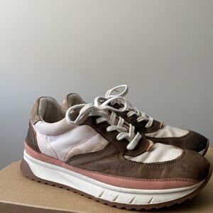 Madewell Kickoff Trainer Sneakers in Leather and Suede